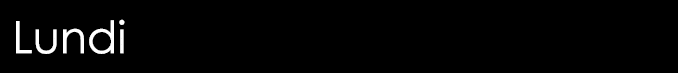 Lundi