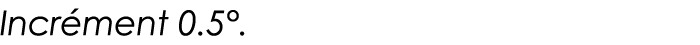 Incrément 0 5  