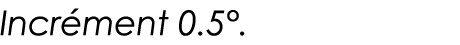 Incrément 0 5  
