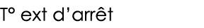 T  ext d arrêt