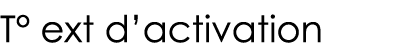 T  ext d activation