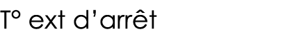 T  ext d arrêt