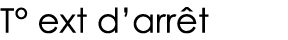 T  ext d arrêt