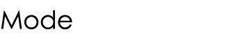 Mode