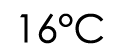 16 C