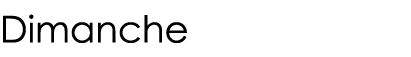 Dimanche