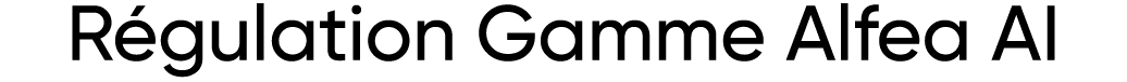 Régulation Gamme Alfea AI