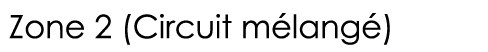  Zone 2 (Circuit mélangé)