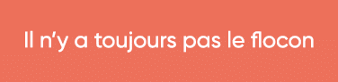  Il n y a toujours pas le flocon