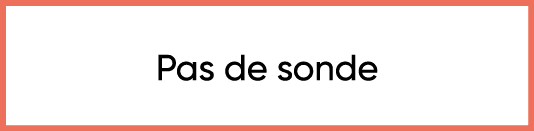  Pas de sonde 